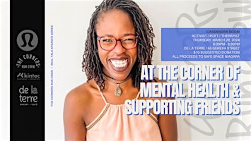 Imagem principal de At The Corner Of Mental Health & Friendship with Cassandra Boom