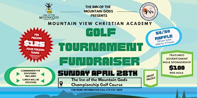 Immagine principale di Mountain View Christian Academy Golf Tournament Fundraiser 
