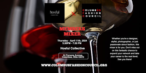 Columbus Fashion Council Industry Member Mixer primary image