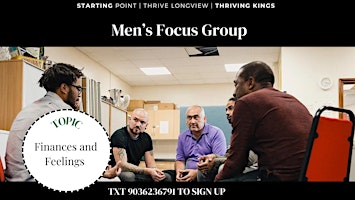 Hauptbild für Men's Focus Group: Finances and Feelings