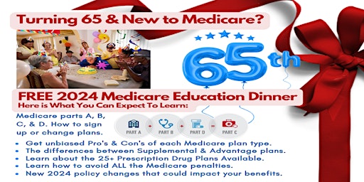 Primaire afbeelding van FREE Medicare Educational Dinner