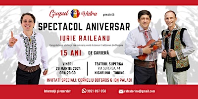 Hauptbild für Spectacol aniversar Iurie Raileanu - invitați Ion Paladi & Corneliu Botgros