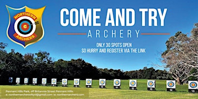 Imagem principal do evento Come and Try Archery (25 May)