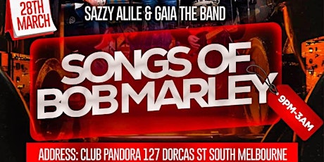 SONGS OF BOB MARLEY [ LIVE BAND ]