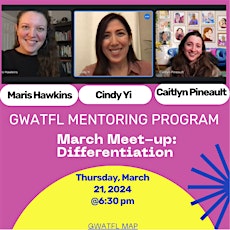 Hauptbild für GWATFL Mentoring Program  - March Meet-up: Differentiation - WL Educators