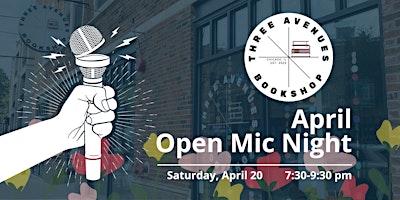 Imagem principal de April: Three Avenues Open Mic Night