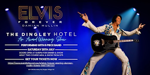 Imagem principal do evento ELVIS FOREVER - Damian Mullin