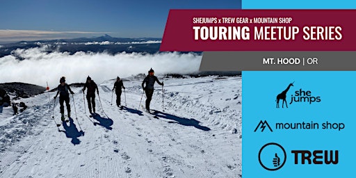 Imagem principal do evento SheJumps x TREW Gear x Mountain Shop | Touring Meetup Series | OR