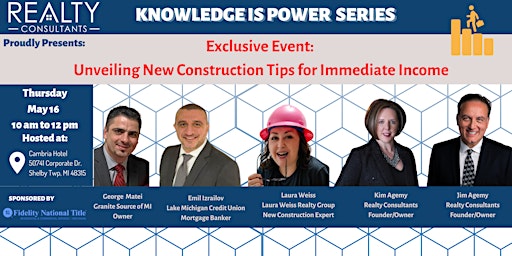 Imagem principal do evento Unveiling New Construction Tips for Immediate Income