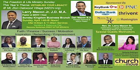 The Freedom Conference Brunch & Sunday Experience