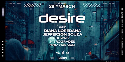Imagem principal do evento Desire (Your Weekly Thursday After Party)