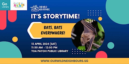 Primaire afbeelding van Bats, bats, everywhere! | Storytelling by ACRES