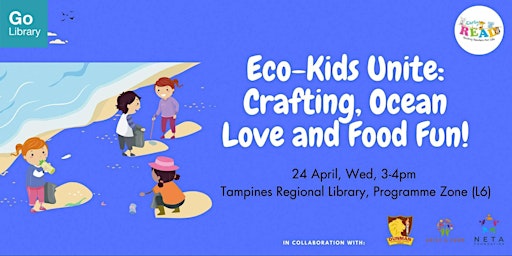 Imagem principal de [Caring for the Environment] Eco-Kids Unite: Crafting, Ocean Love, and Food