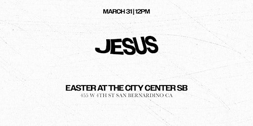 Easter at the City Center SB primary image