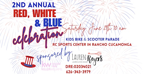 Immagine principale di 2nd Annual Red, White and Blue Kids Bike Parade 