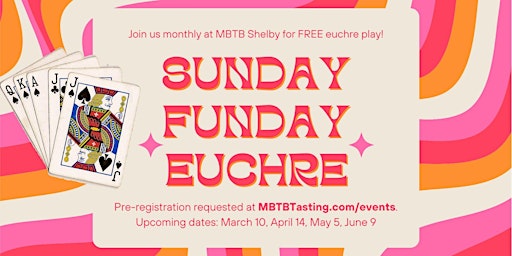 Sunday Funday Euchre Party: April primary image