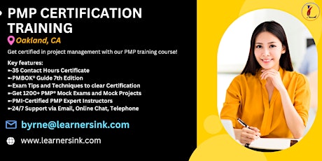PMP Classroom Training Course In Oakland, CA