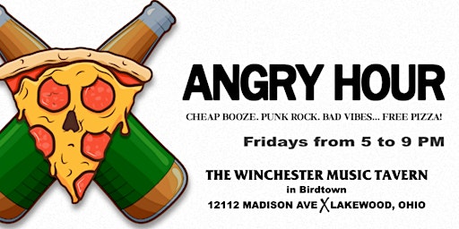 Primaire afbeelding van ANGRY HOUR! Cleveland (A Punk Rock Happy Hour)