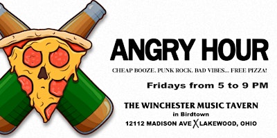 Imagem principal do evento ANGRY HOUR! Cleveland (A Punk Rock Happy Hour)