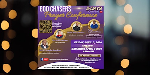 Imagem principal do evento God Chasers Prayer Conference