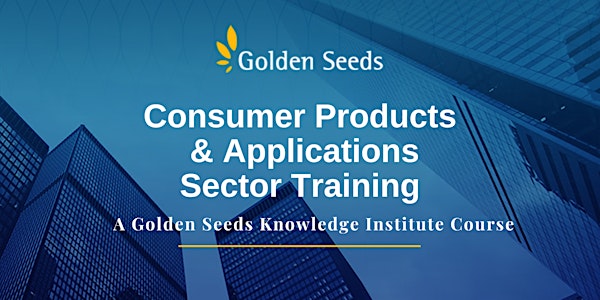 Consumer Products & Applications Sector Training