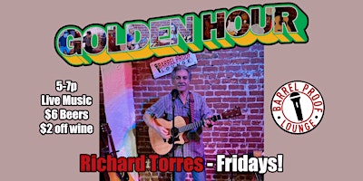 Imagem principal de Live Music Happy Hour in Downtown Santa Rosa w/ Richard Torres
