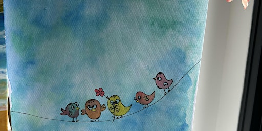 Image principale de Kids - Watercolours Painting Class!