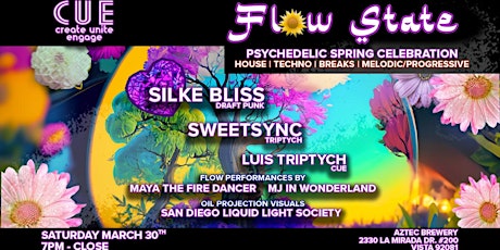 Flow State Ft. Silke Bliss, SweetSync, + Luis Triptych