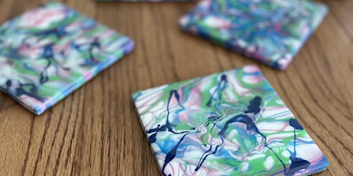 Paint Pour Your Own Coasters primary image