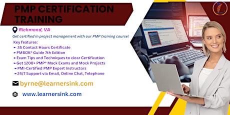 PMP Classroom Training Course In Richmond, VA