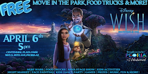 Hauptbild für Peoria 1st Sat FREE Outdoor Movie, Nerf Wars, Night Market and MORE!