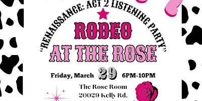 Renaissance Rodeo At The Rose Room primary image