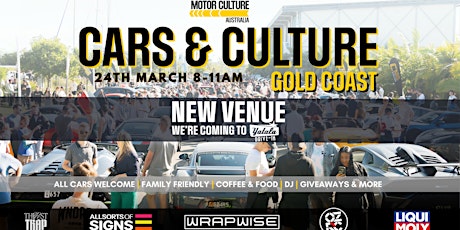 Cars & Culture Gold Coast - 24th March - QLD primary image