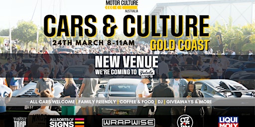 Cars & Culture Gold Coast - 24th March - QLD primary image