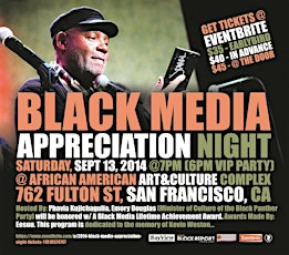 Black Media Appreciation Night primary image