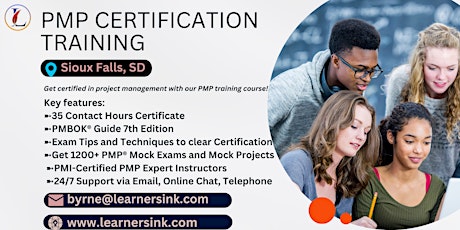 PMP Classroom Training Course In Sioux Falls, SD