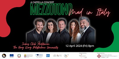 Imagem principal do evento A cappella Concert: Mezzotono, Mad in Italy