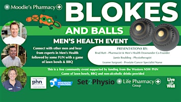 Primaire afbeelding van Blokes & Balls - Men's Health Event