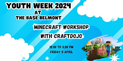 Imagem principal do evento Minecraft Workshop with CraftDojo