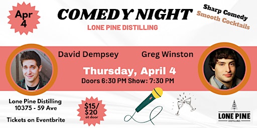 Comedy Night at Lone Pine Distilling primary image