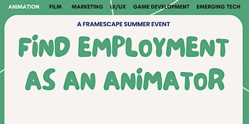 Primaire afbeelding van Find Employment as an Animator