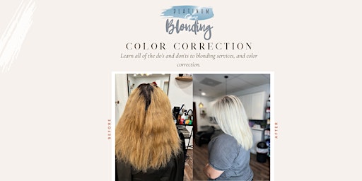 Imagem principal do evento Blonde Color Correction Masterclass