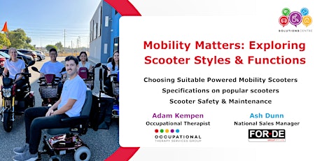 Primaire afbeelding van Mobility Matters: Exploring Scooter Styles & Functions with For-De Group