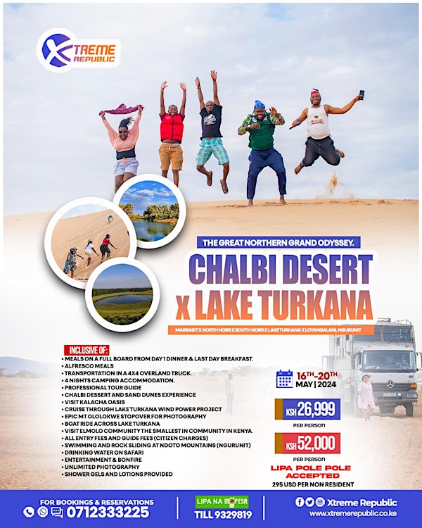 ️ Great Northern Odyssey: Chalbi Desert and Lake Turkana Expedition!