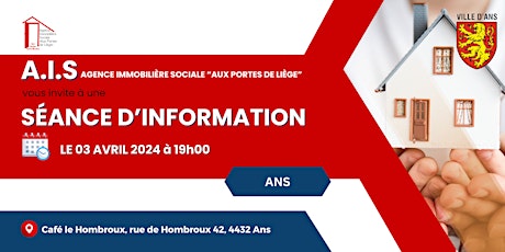 Séance d'information-  A.I.S "Aux portes de Liège"- ANS