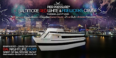 Immagine principale di Baltimore July 4th Fireworks Party Cruise 