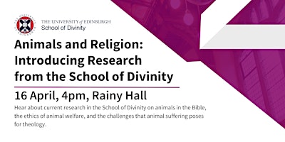 Animals and Religion: Introducing Research from the School of Divinity primary image