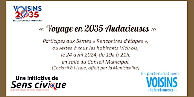 5èmes "Rencontres d'étapes" #Voisins2035 - "VOYAGE EN 2035 AUDACIEUSES"  primärbild