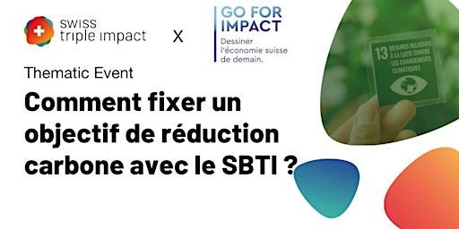 Image principale de STI Thematic Event - Objectif réduction carbone avec SBTI -25.04.24 (FR)