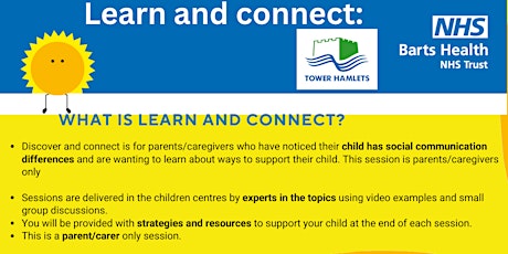 Learn and Connect (Tuesdays)- JUNE 2024- TOWER HAMLETS RESIDENTS